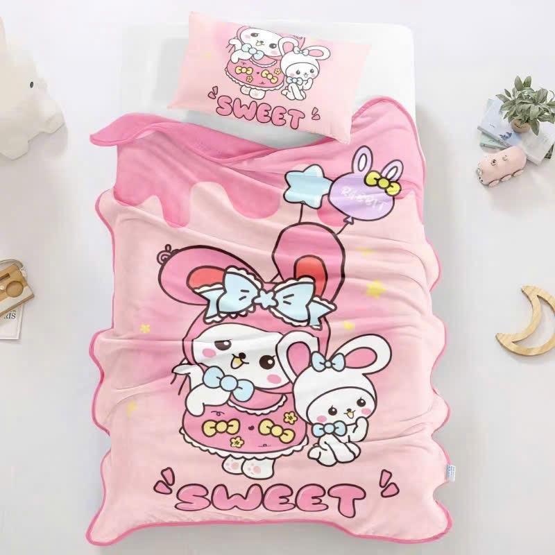 Chăn nhung tuyết mềm mịn cho bé kích thước 1mx1m4 chăn cho bé đi học bán trú chăn đắp văn phòng chăn nỉ nhung mền lông tuyết Nhaxinh668