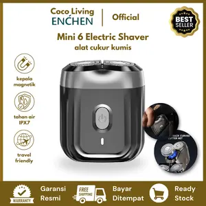 Coco Living - Enchen Mini 6 Portable Shaver Waterproof Alat Shaving Pencukur Kumis Alat Cukur Jenggot Elektrik - IPX7 - Mesin, Wajah