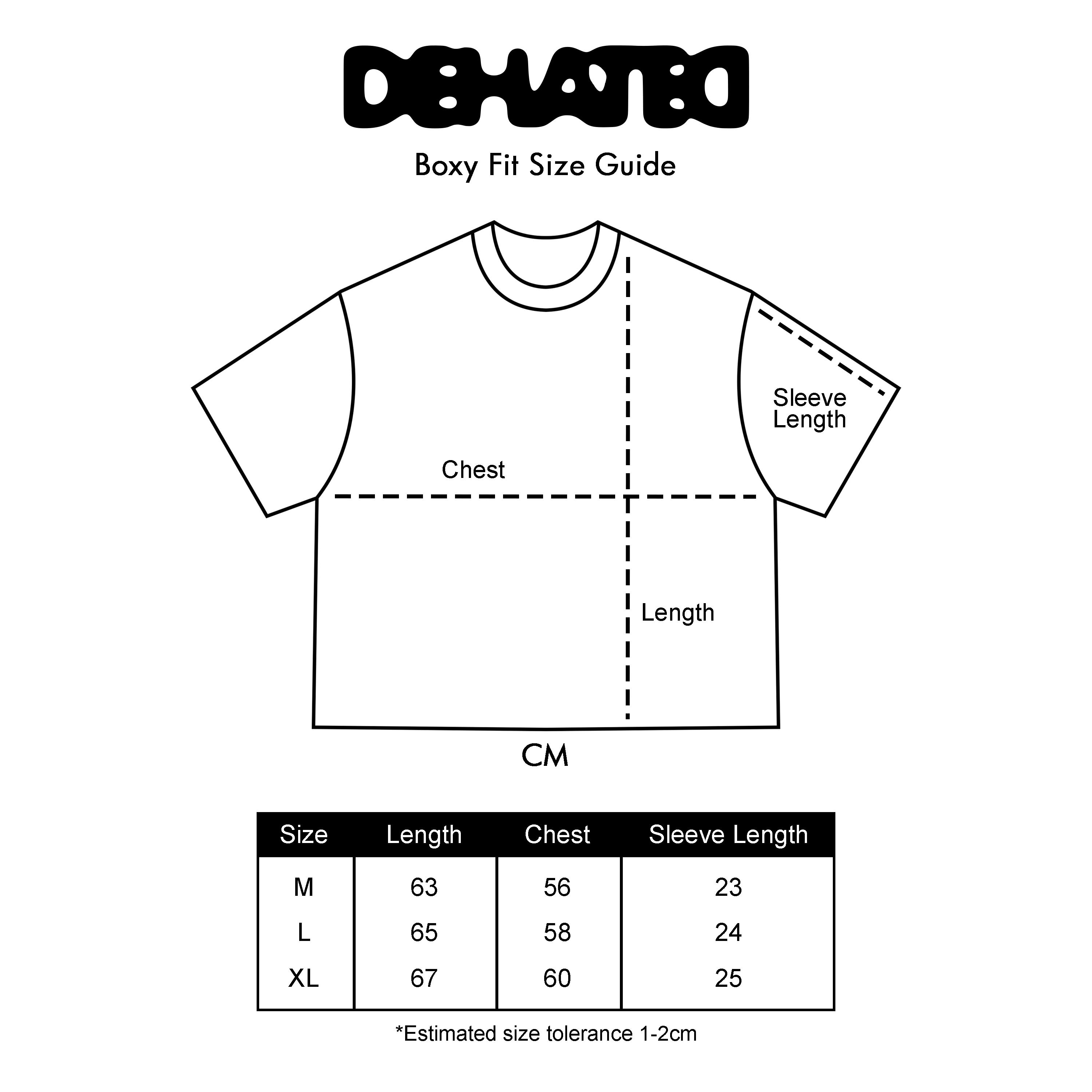 Dehated 49 Oversize Boxy Black Waiting Hate- Kaos Pendek Oversize Boxy Tee 20s