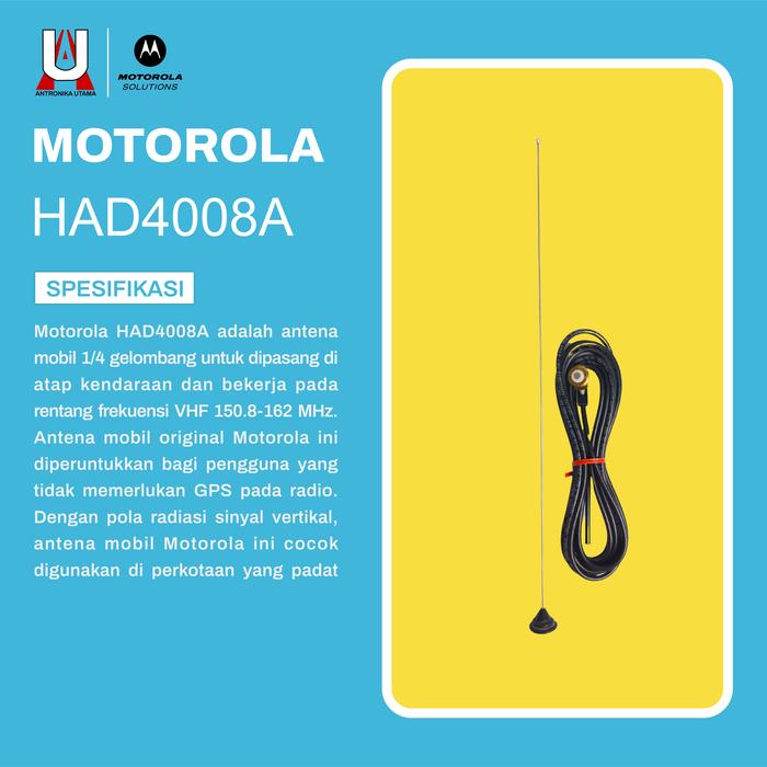 Jual ANTENA MOBILE MOTOROLA HAD4008A HAD4008 VHF - Jakarta Barat ...