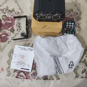 Lampu Disco Laser DJ Remote Control Lighting Lampu Sorot LED KTV Lampu Laser Panggung Lampu Bisa COD Ada Stok