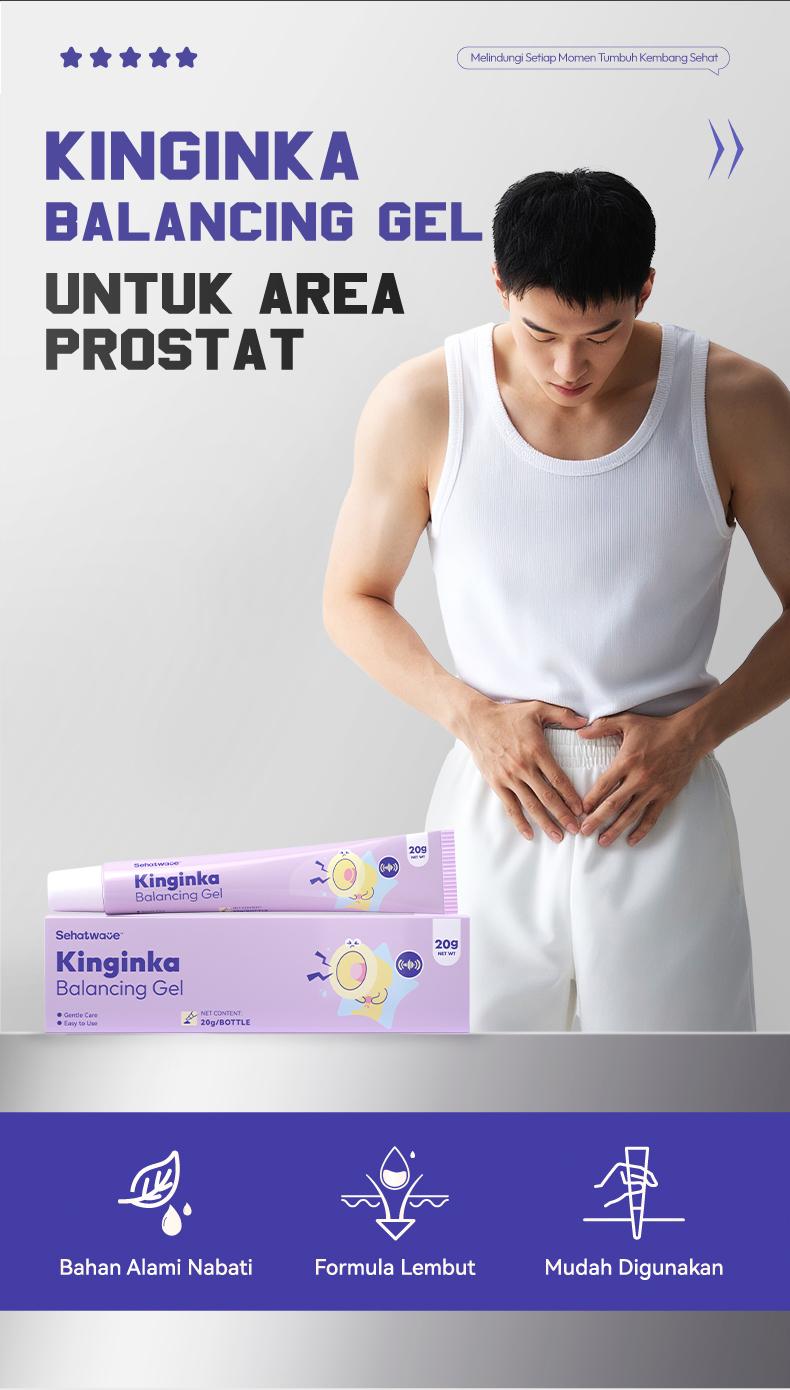 SehatWave Cooling Massage Gel - Perawatan Kenyamanan Pria | Ekstrak Mint & Chamomile Alami Diri Pria