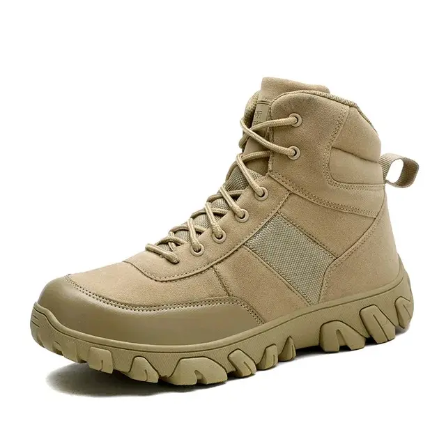 sepatu safty haiking autdor pria / wanita safty ujung besi safety sintetis fleksibel kulit domba eu:39 ringan jalan pdh Outdoor Boots safety  boots sepatu  tentara 3