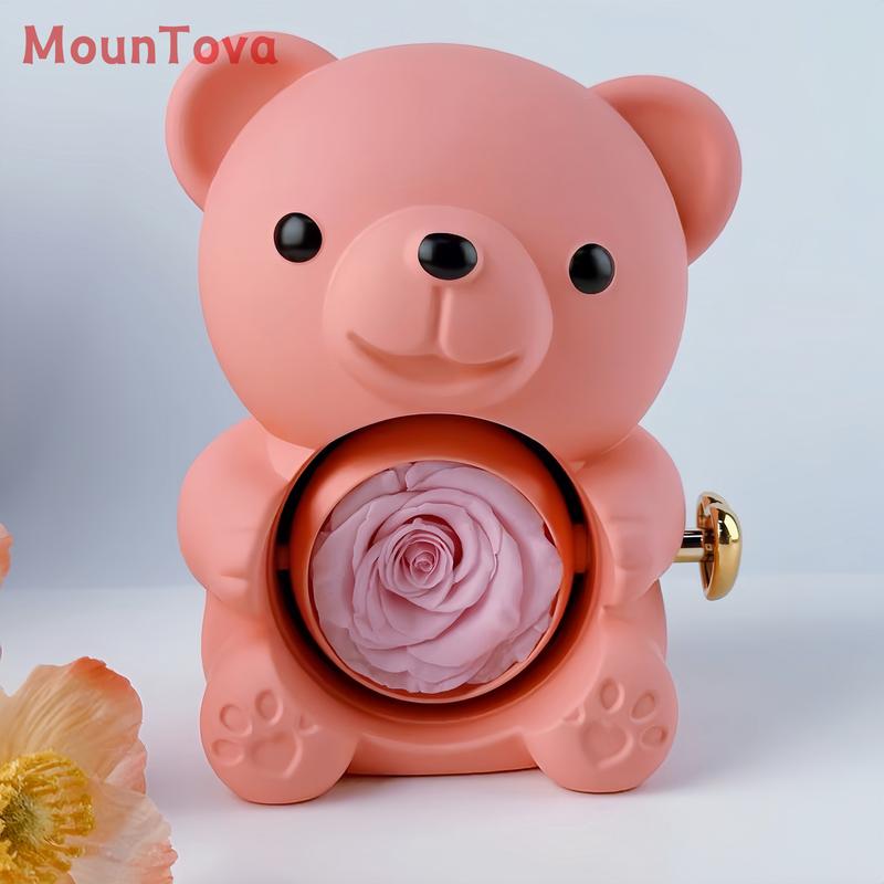 Product Introduction of Forever Rose Teddy Bear Jewelry Box Gifts Couple Gift/Gift for girlfriend/Gift for mom/Gifts for daughter/Birthday/Anniversary/Gift 14