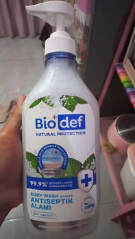 Product Review of Biodef Mint - Sea Salt Botol 550ml| Sabun Mandi Cair Antiseptik Aman dan Halal | Sabun Mandi Melembabkan Whitening | Sabun Mandi Cair untuk Kulit Kering from 🍊**🍊 0