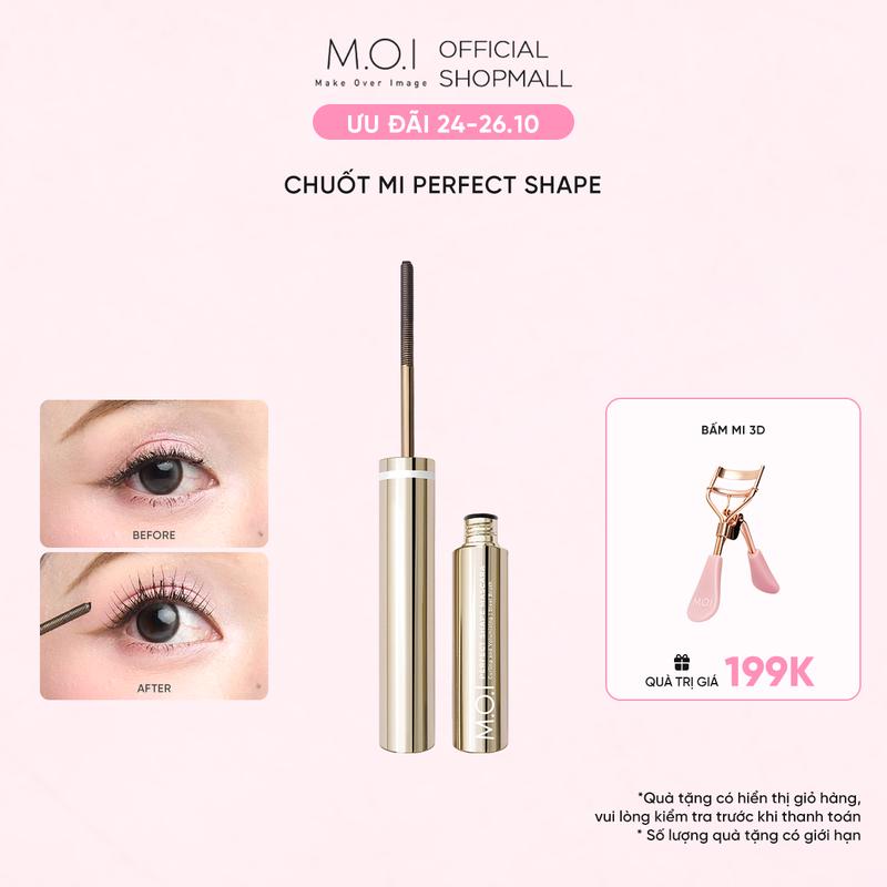 Mascara dài và cong mi lâu trôi - MOI Perfect Shape Mascara 4ml