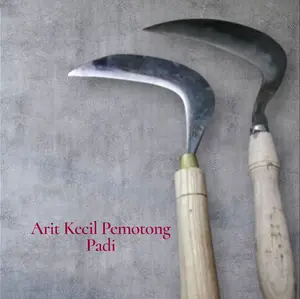 Arit Kecil Bahan Baja Super Tajam Arit Potong Padi dan Rumput