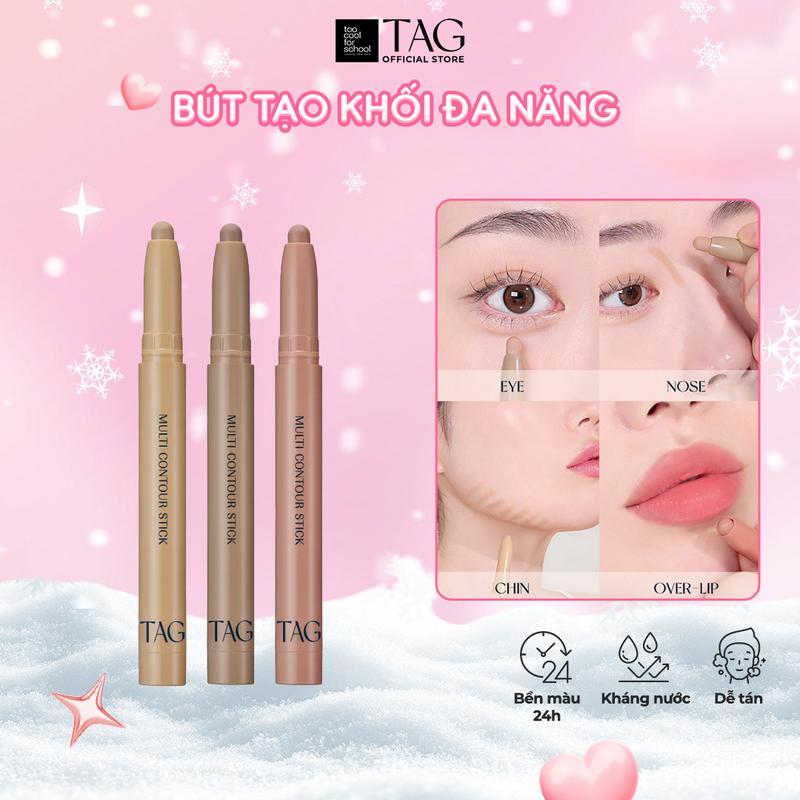  Bút Tạo Khối Đa Năng TAG Multi Contour Stick 1.6g Bảng Màu Tạo Khối Makeup _ Chính Hãng Hàn Quốc 