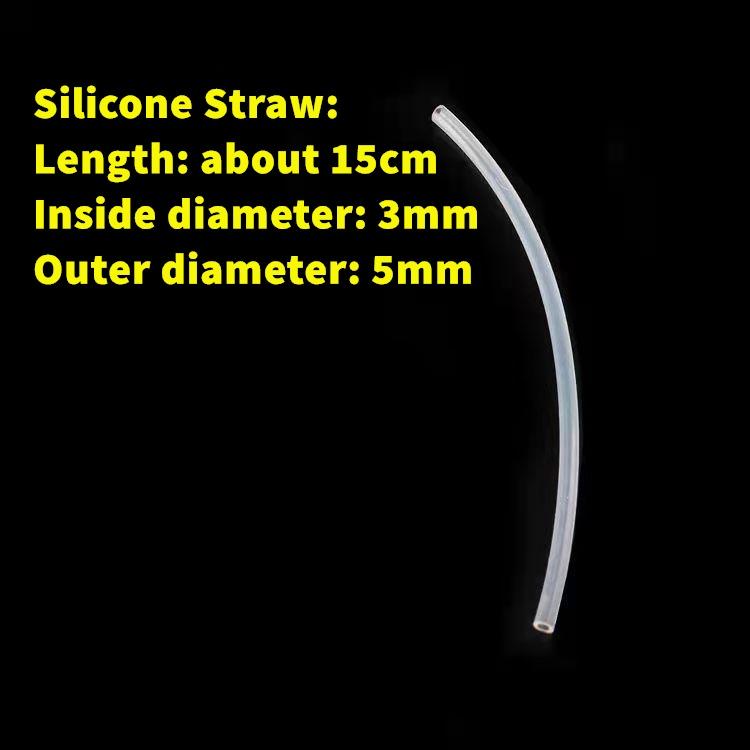 Ống Hút Silicon Cho Bình Sữa Em Bé, 3 Miếng, Bóng Trọng Lực, Sippy, Phụ Kiện Thay Thế 4
