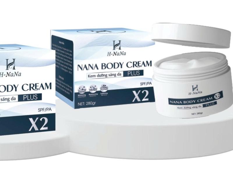 [ H-Nana Combo 2 ] Hũ Kem Body H-Nana Plus 280g Hỗ Trợ Dưỡng Ẩm Trắng Sáng Da SPF Chống Nắng & Collagen Chống Lão Hóa