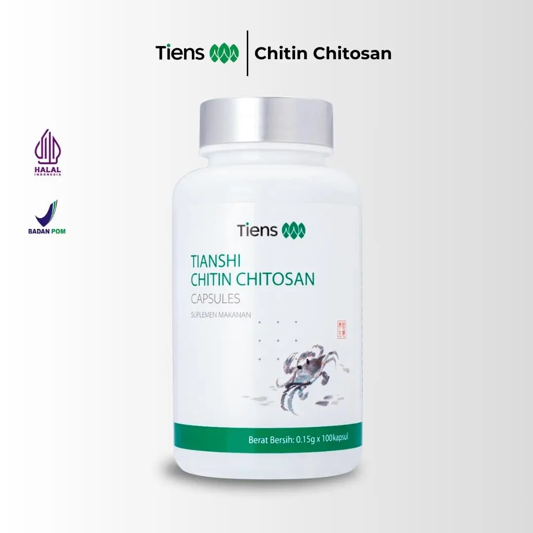 Tiens Chitin Chitosan Capsules - Sarana Diabet tipe 1 dan Kesehatan Asam Lambung serta Benjolan yg sudah dapat tindakan medis