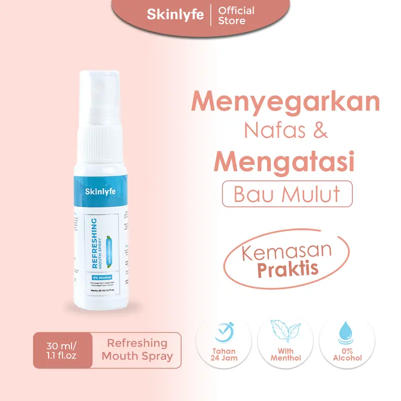 Obat Bau Mulut Pewangi Mulut Mouthspray Sugar Free Penghilang Bau Mulut Dan Nafas Oral Spray Semprot Mulut Pembersih Bau Mulut 1