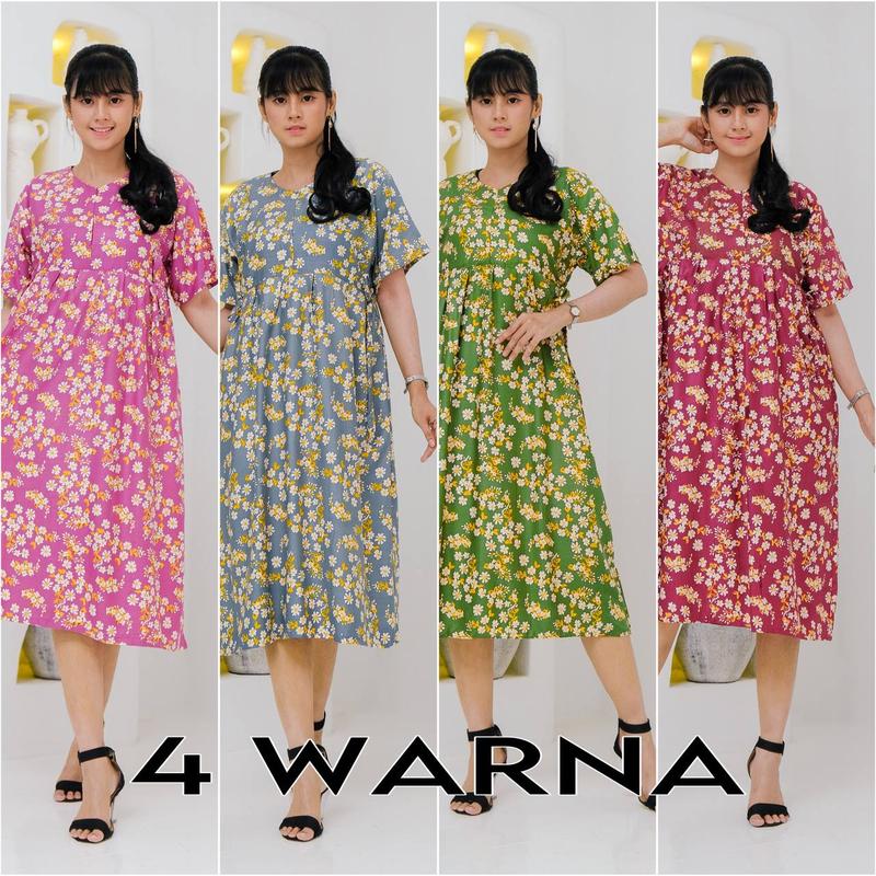 Daster Cibi Rayon Lembut Busui Friendly Nyaman Bermotif 4
