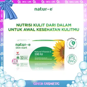 NATUR E Soft Capsule Hijau isi 16 | isi 32 | Natur e 100IU | Vitamin Kulit | Suplemen Kecantikan