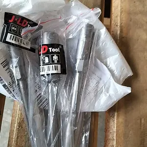 JLD Mata Socket Hexagonal 8mm 10mm 12mm Mata Kunci Shock Panjang 15cm Hex Soket Nut Adaptor Socket Roofing