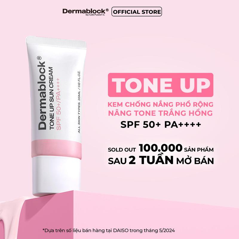 DEAL 99K KEM CHỐNG NẮNG DERMABLOCK SPF50+ PA++++ DÀNH CHO MỌI LOẠI DA 2