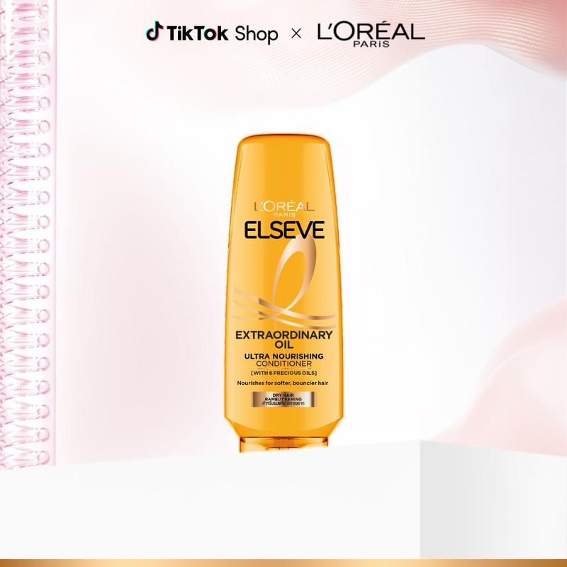 Dầu xả dưỡng tóc suôn mượt Elseve Extraordinary Oil Ultra Nourishing Conditioner 280ml Gội Đầu