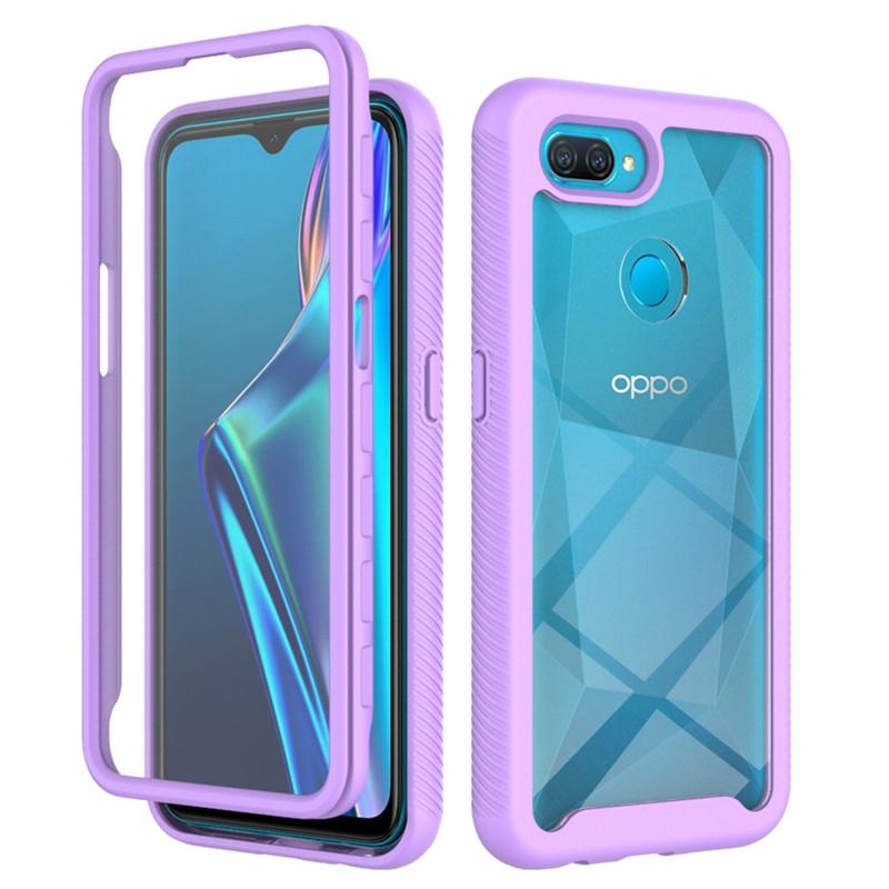 Product Introduction of 2 in 1 Case OPPO A5S A16 A12 A17 A17K A95 A92 A94 A15 A58 A78 A16K A54 A55 A53 A74 A15S A52 Soft Shockproof Full Body Slim Silicone Case Cover 19