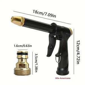 Rociador de agua de alta presión para lavado de autos con boquilla ajustable, herramienta de limpieza de autos multifuncional, herramienta duradera para lavado de autos