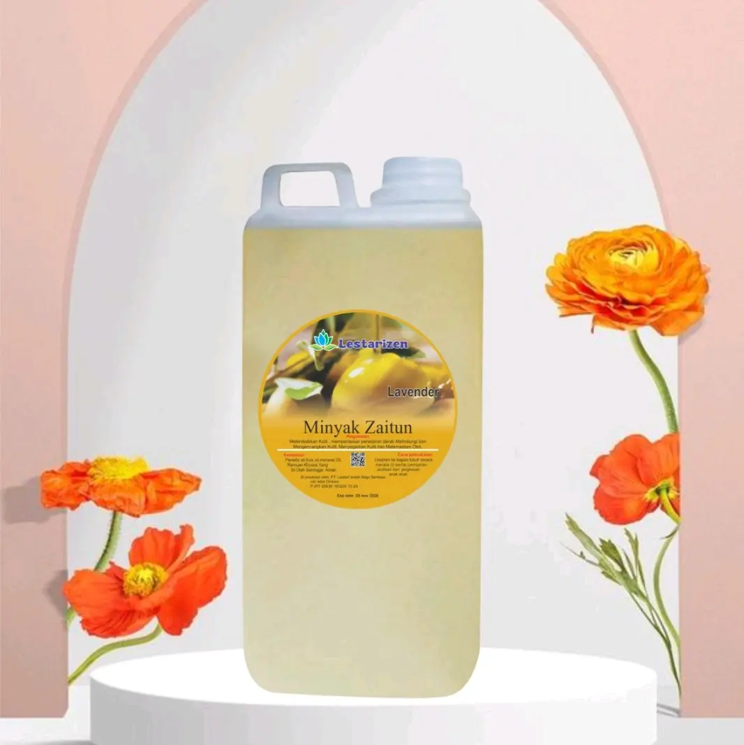 minyak zaitun massage oil lestarizen kemasan 1 liter untuk pijat Tubuh