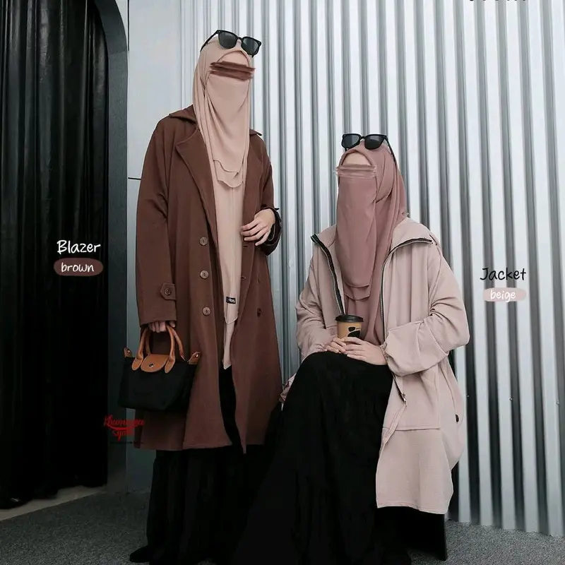 Jacket dan blazer Voola By Khumaira syar'i| Jaket trendy kekinian 7