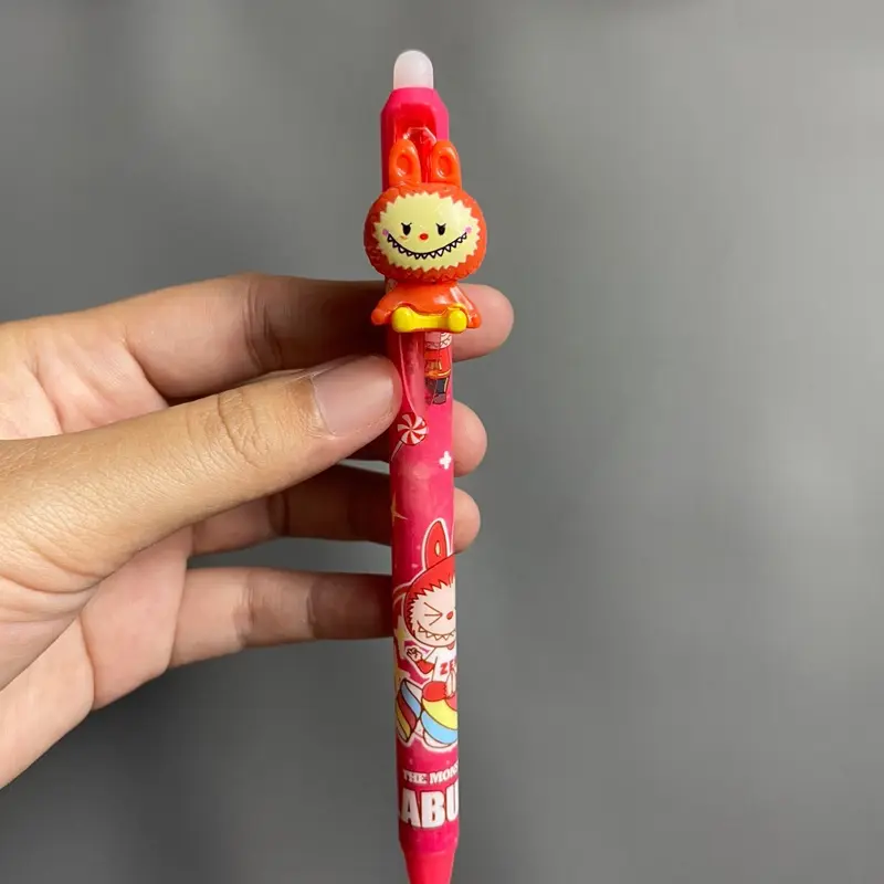 Pulpen Erasable Gel Motif Labubu Stationery Bisa di Hapus 1