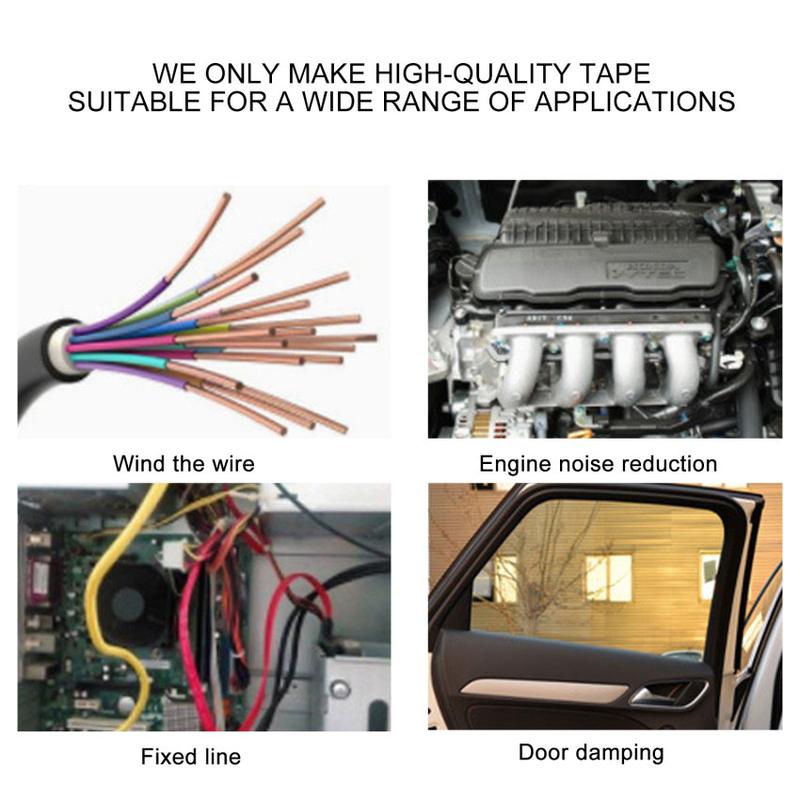Product Introduction of Universal Car Door Lock Protector Anti-shock Tape Shock Absorber Trunk Sound Insulation Pad Anti-noise Buffer Cable Wiring 23