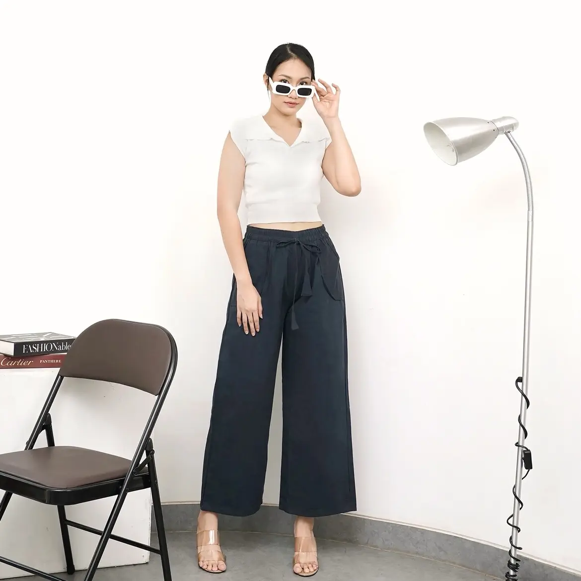 Arsy Kulot - Celana Kulot Rayon Twill  Wanita Pinggang Full Karet Model Tali Serut Kain Soft Rayon Twill Premium Panjang nyaman Standar Dan Jumbo