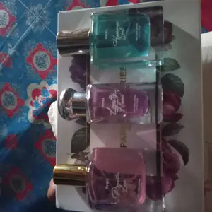 SPECIAL NOVI PRATIWI PARFUM HIGH LONG LASTING DVARA SPARKLING SERIES DAPAT 3 PARFUM PREMIUM WANGI TAHAN LAMA MEWAH CEWEK Perfume Box Elegant Bau Wanita Orange Peach