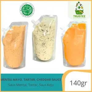 Saus Mentai Mayo Keju Cheddar Cheese Sauce mentaiko mayonaise Halal