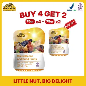 Gain Yum - Mixed Beans and Dried Fruits 75 g