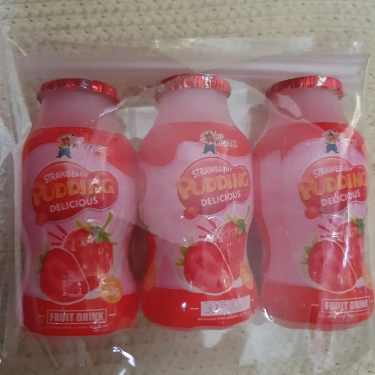 Strawberry Mini Pudding Fruit Drink 3 for $1.50
