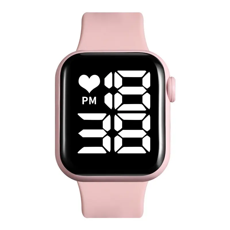 Jam Tangan LED Digital Pria Wanita Rubber Elektronik Fashion Couple Anak Remaja Premium JAY018 watch 1