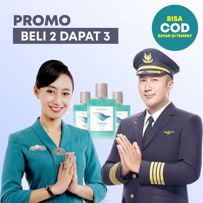 Product Introduction of HEMAT! Beli Satu Dapat Dua Pcs Parfum GARUDA ORIGINAL - Parfum Pria & Wanita - Eau De Perfume Pramugari / Pramugara Aroma Wangi Tahan Lama 12