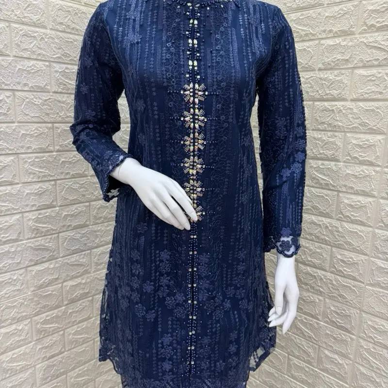 Kebaya Mazura 2 bahan tile premium 8