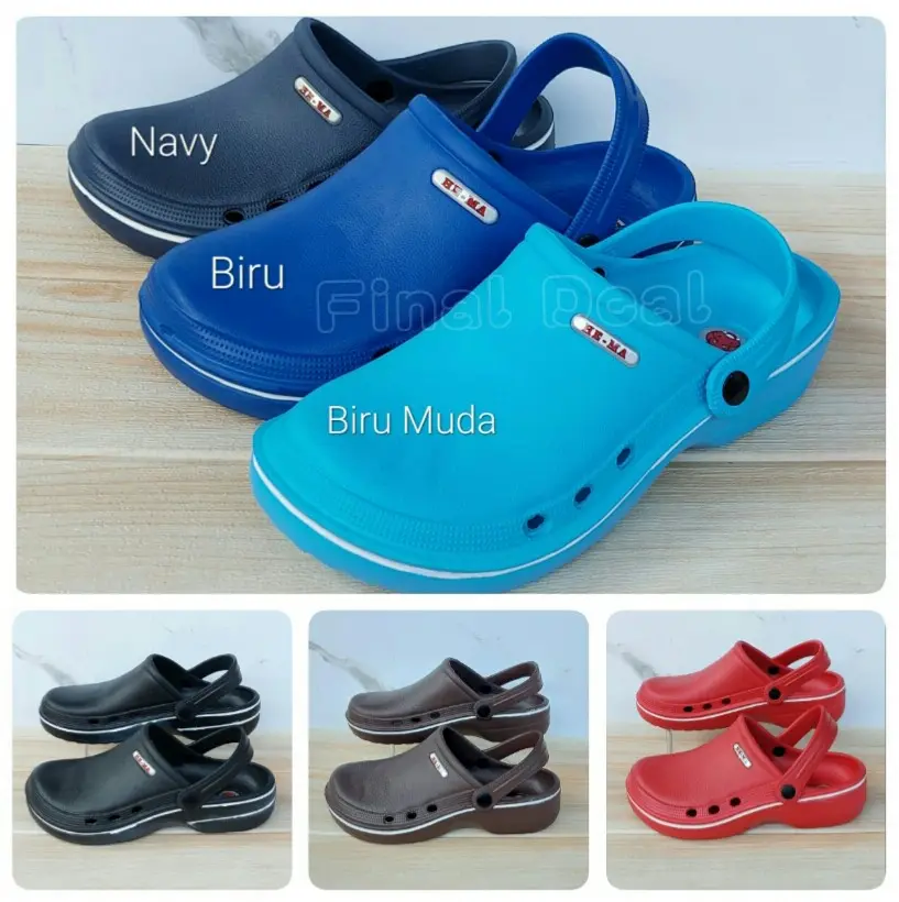 36-40 Hema Sandal Kodok Medis Dokter Perawat, Sandal Baim, Sandal Dapur Restoran, Sandal Pabrik Makanan. Sandal Hotel, Sandal Haji Umroh Unisex