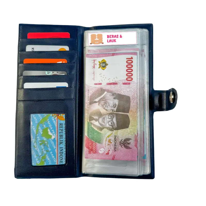 Stiker Dompet Budgeting Kebutuhan Single Dompet Organizer Paper - 36 Tulisan, Bahan Chromo A4 - Stationery 1