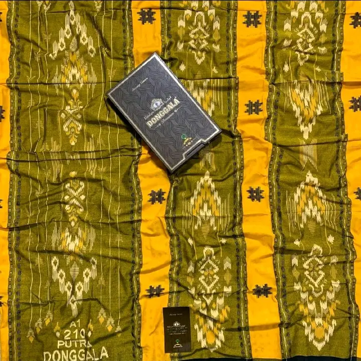 SARUNG SONGKET DONGGALA ASLI JAGUARD PREMIUM TIMBUL BAHAN RAYON SUPER A1 210 MOTIF SKT, SGE, EXELENT DEWASA AA 0