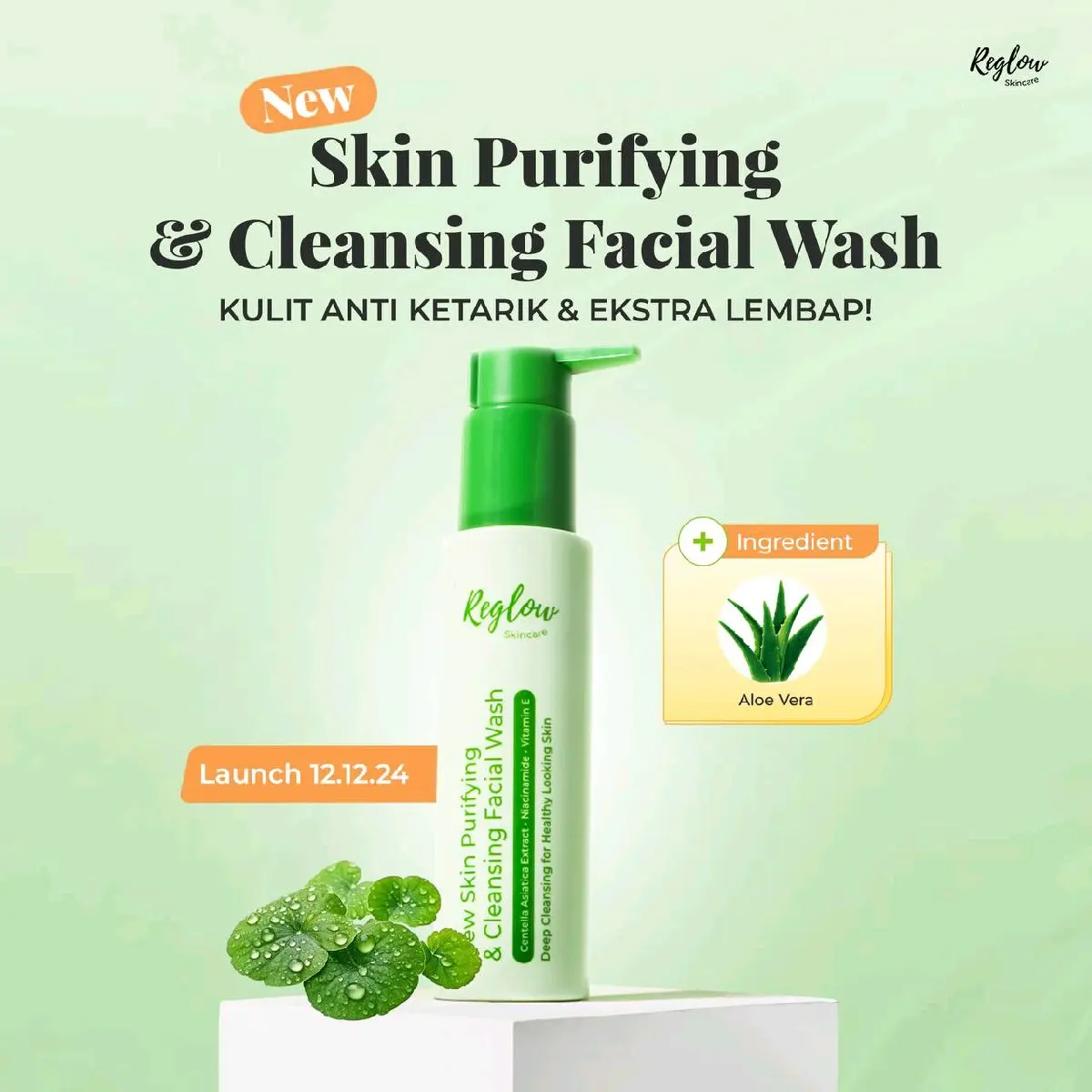 reglow facial wash