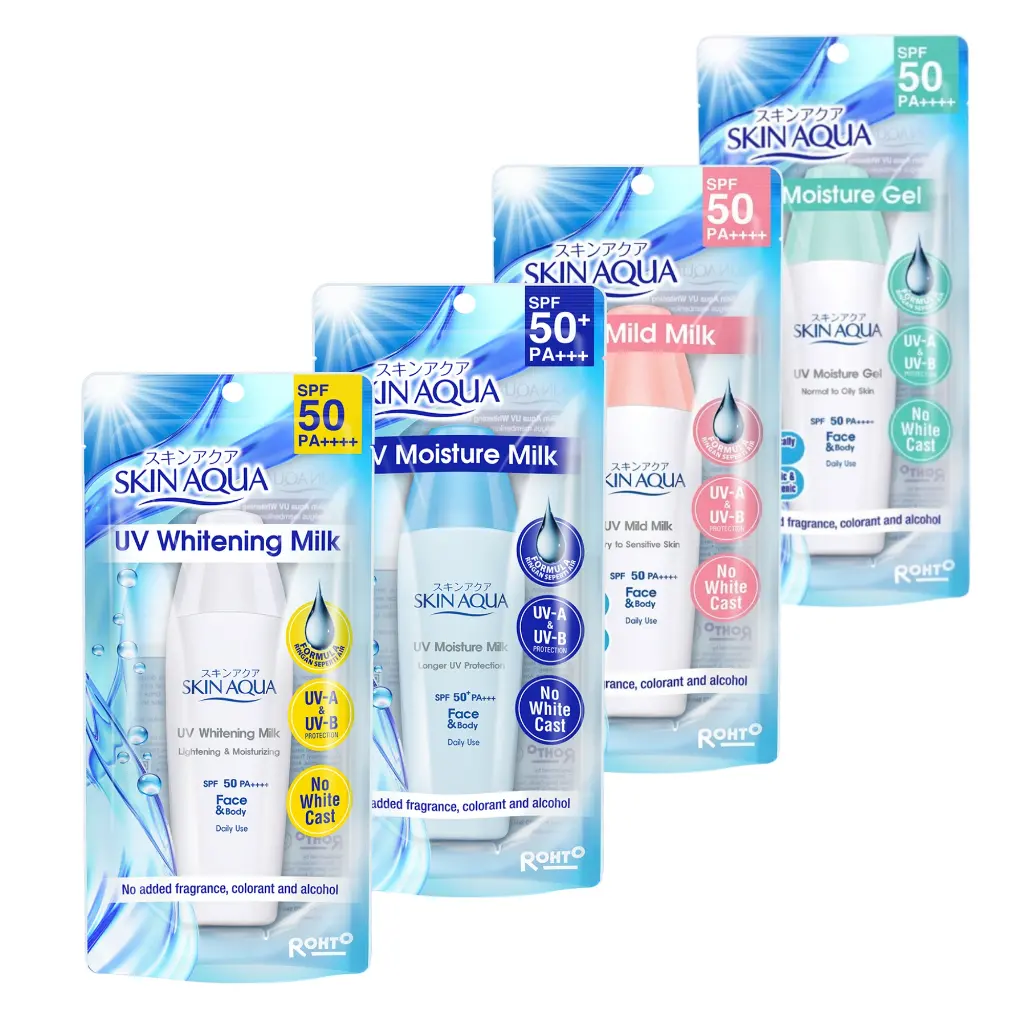 SKIN AQUA UV Daily Series Moisture & Sun Screen SPF 50 PA++++ 40 gr - sunscreen