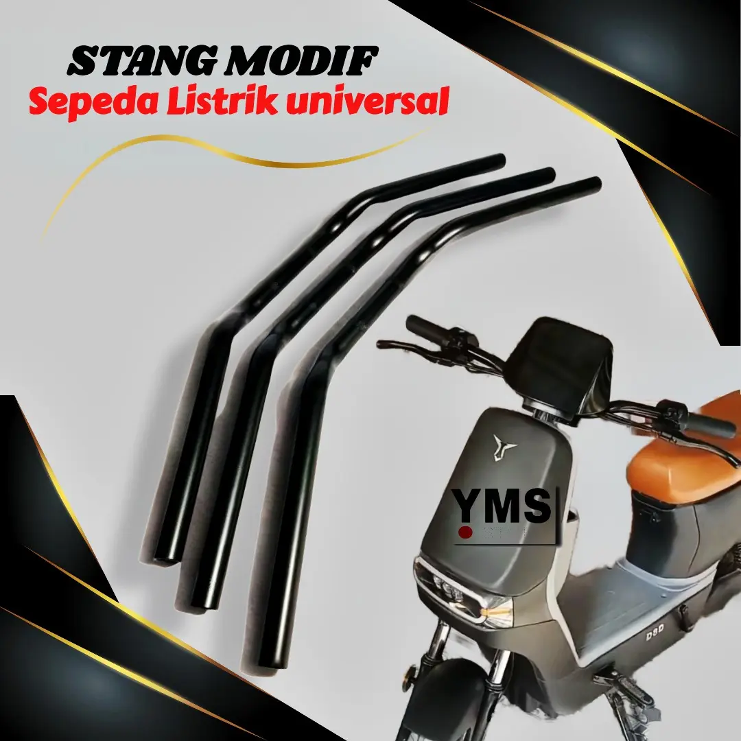 Stang Stir Pendek Sepeda Listrik Universal