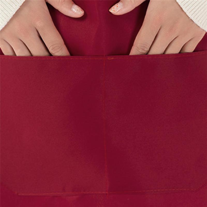 Product Introduction of Tạp Dề Nhà Bếp, Chống Thấm Nước Và Chống Dầu, Màu Trơn Không Tay, Thoáng Khí Và Bền, Thích Hợp Để Nấu Ăn, Tạp Dề Gia Đình 22