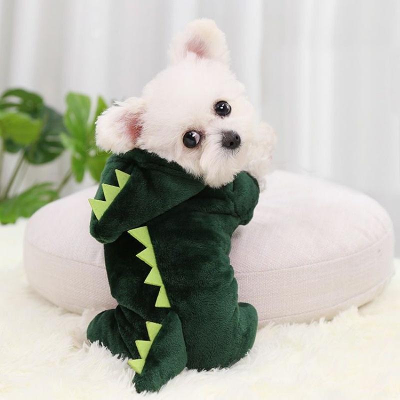 Product Introduction of Small and medium-sized cats and dogs clothes cat clothing four-legged cotton clothes cartoon transformation clothes 3