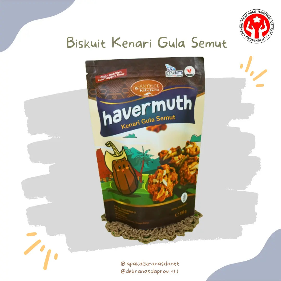 Havermuth Cookies Kenari Gula Semut