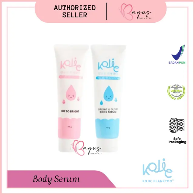 [ PAKET 2 PCS ] Kojic Plankton Body Serum Bright&Glow - Kojic Plankton Go To Bright 100ml