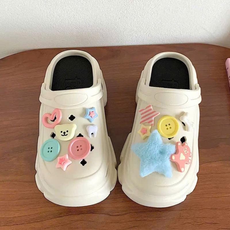 {{store}} Dép Sục Cross Đế Độn 3cm Fashion Nữ Tặng Kèm Sticker Size 36-40