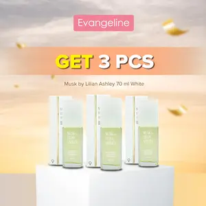 Evangeline Perfume Musk By Lilian Ashley Classic Lasting Eau De Toilette White Parfum Wanita Bunga Melati Triplepack