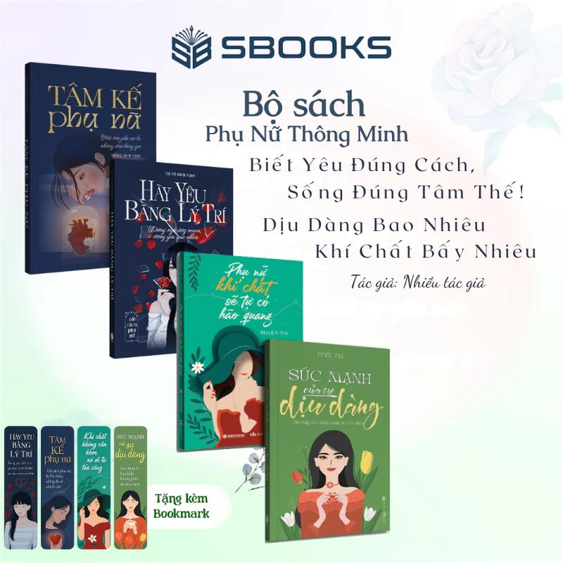 Sách - Combo 4 Cuốn : Tâm Kế Phụ Nữ + Hãy Yêu Bằng Lý Trí + Phụ Nữ Khí Chất Sẽ…