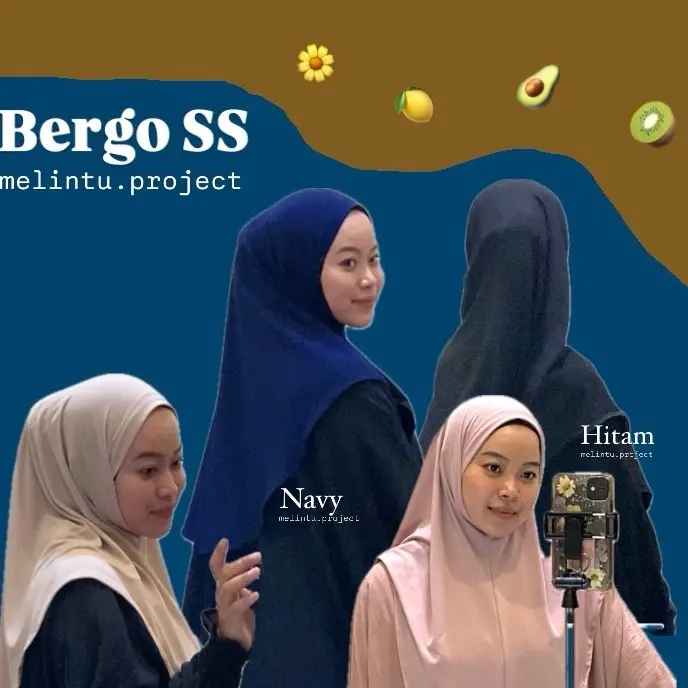 Bergo SS Bergo instan premium jilbab OR Kerudung 0