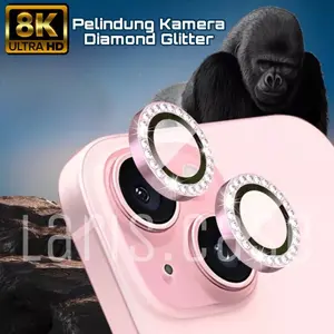 Tempered Glass Camera / Ring Camera Diamond Glitter For IP 11 12 13 14 15 16 PRO MAX 14+ 15+ 16+ PLUS MINI Anti Gores Pelindung Kamera Belakang